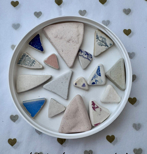 Genuine scottish sea pottery - genuine,