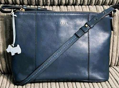 Radley navy leather - navy,