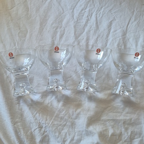 Iittala clear glass stemmed - clear,