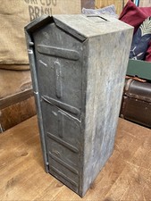 vintage galvanised tote bin