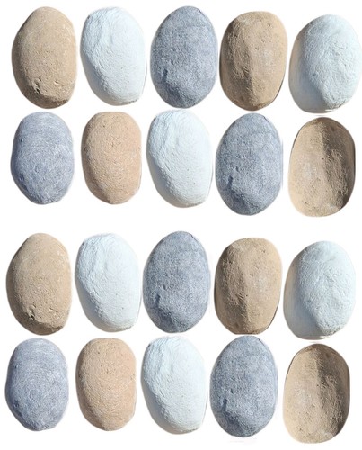 Mixed gas fire pebbles - 20,