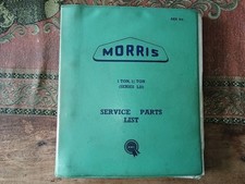 GENUINE BMC PARTS LIST CATALOGUE / BOOK - MORRIS LD VAN (1952-68)