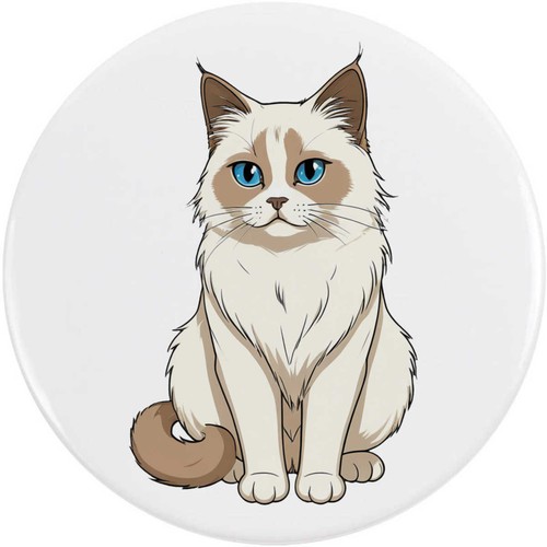 Birman cat button - button, /