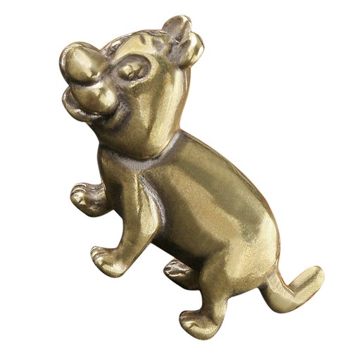 Brass adornment tiger - adornment, shaped