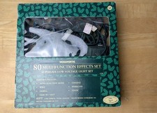 Vintage 80 Multifunction Christmas Lights By Woolworths – 20 Not Working 