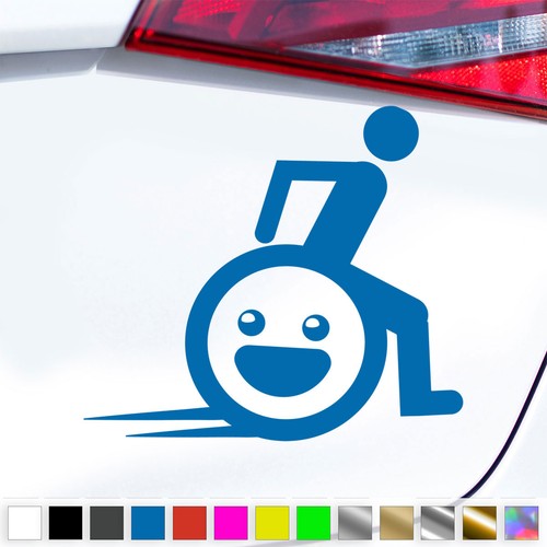 Wheelchair user sticker