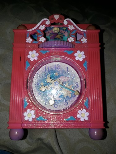 Vintage polly pocket clock - pocket,