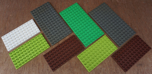 Duplo base plates - base, various