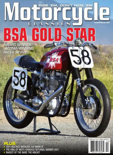 Motorcycle classics magazine - classics, |