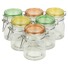 6 Pcs 145ml Glass Storage Jars