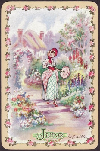 Playing cards single card old - card,