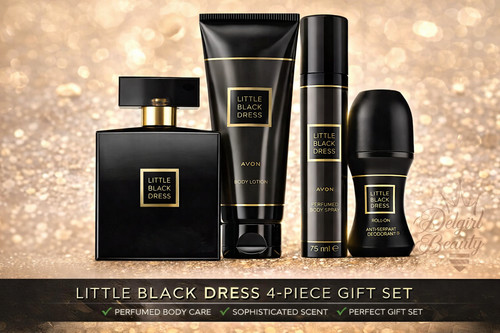 Avon little black dress 4pc - avon,
