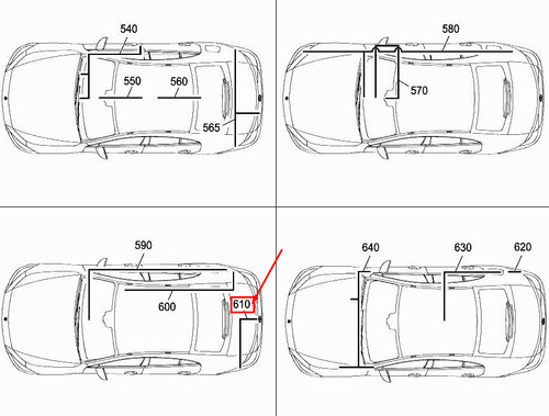 Mercedes benz cls - cls, trunk