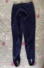 Ronhill, classic stretch, navy trousers with stirrups, 9-10 years.