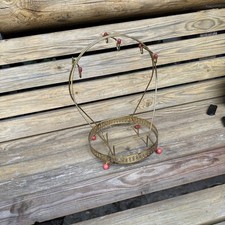 Vintage Metal Teaset Stand Brass Tone