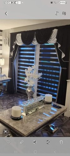 Swags and tails curtains - and, tails+