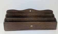 Vintage  Wooden Letter Rack By