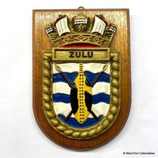 HMS Zulu Crest Royal Navy Ship