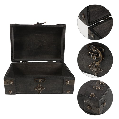 Wooden treasure chest vintage - treasure, chest,