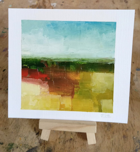 Landscape original oil - landscape,
