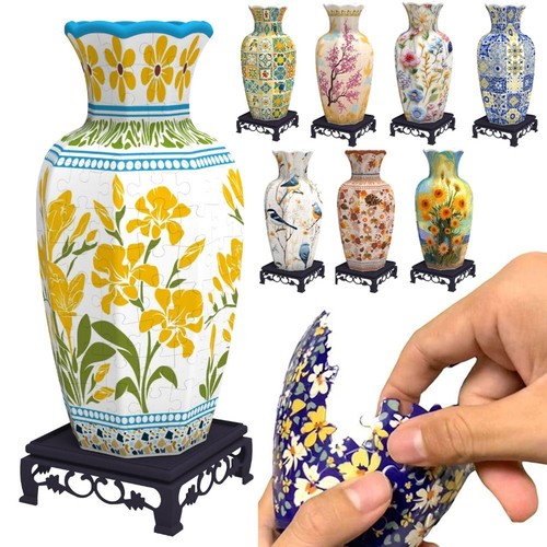 Jigsaw arts vase - arts, with