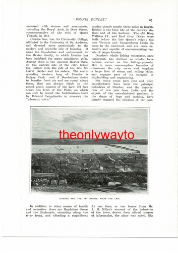 Dundee the tay bridge - &,