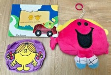 MR MEN MR FUNNY PHOTO FRAME LITTLE MISS SUNSHINE BAG MISS CHATTERBOX TOY