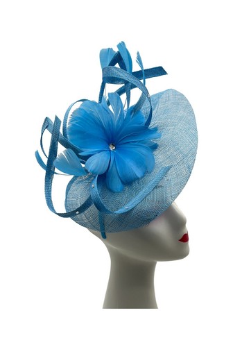 Fascinator wedding hat sinamay - fascinator,