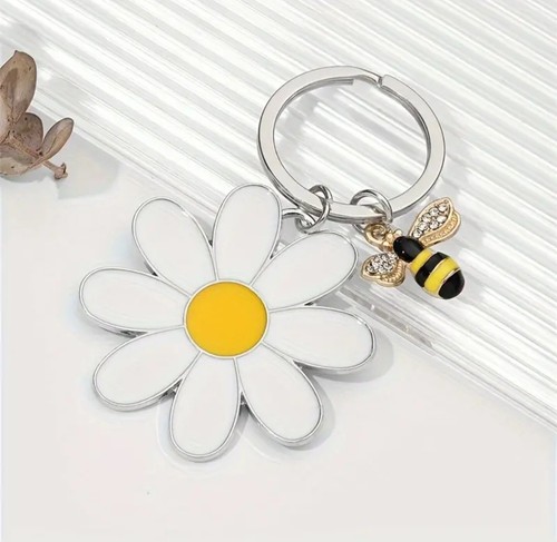 Daisy flower gold bumble bee - flower,