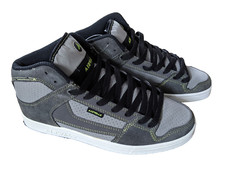 Airwalk Rock Mid Junior Trainers Boys Skate Hi Top Sneakers Trainers Grey