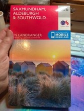 Saxmundham, Aldeburgh, Southwold Ordnance Survey Map Landranger 156