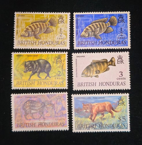 British honduras 1969 sg - honduras, 1969-72