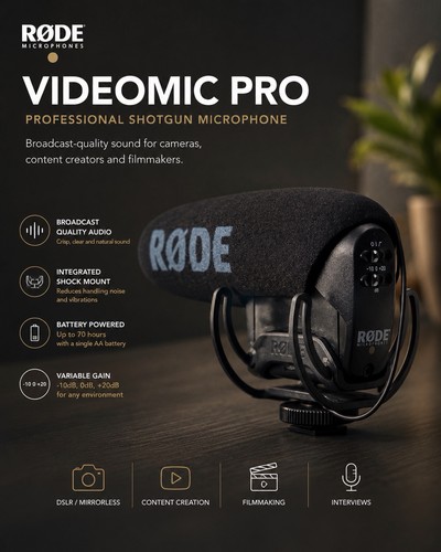 Røde videomic pro shotgun - videomic,
