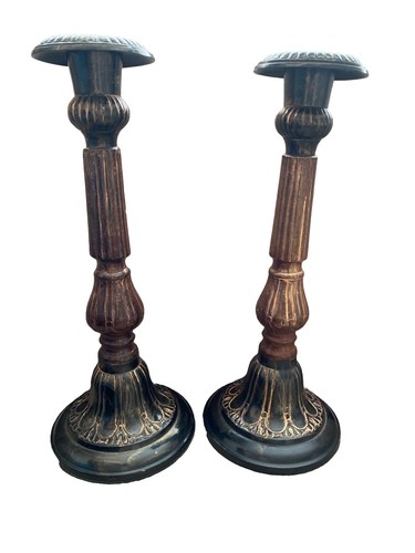 Pair vintage gothic column - gothic,