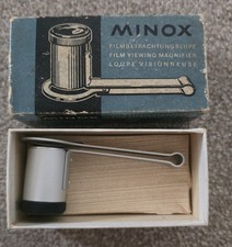Vintage Minox B viewer for film 8x11 spycamera