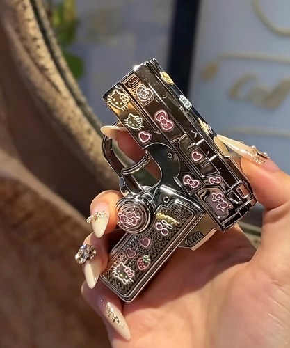 Gun shape lighter with laser - lighter,