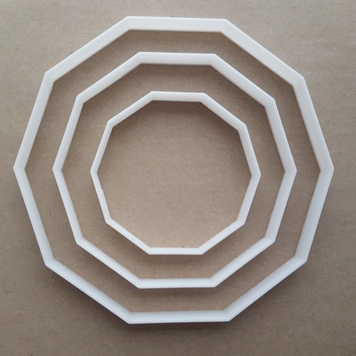 Decagon ten side - ten, shape
