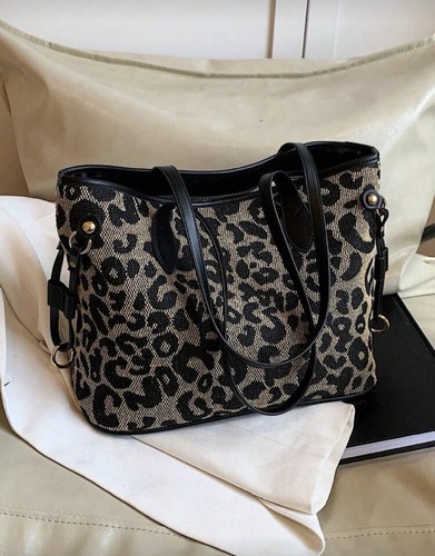 Luxury leopard print tote - luxury,