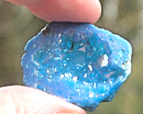 Aqua blue aura druzy - aqua,