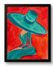 Bold Colorful Abstract Woman