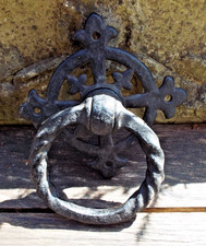A RECLAIMED  LARGE GOTHIC IRON