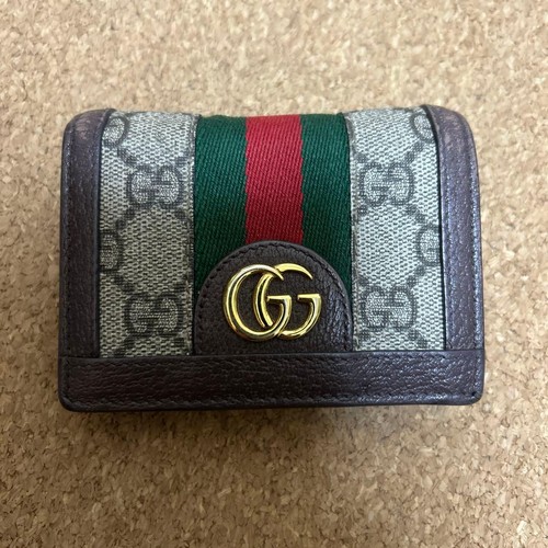 Gucci canvas bifold wallet - gg,