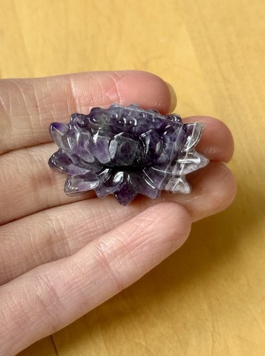 Dream amethyst crystal - crystal, lotus