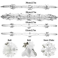 Silver/White Christmas Foil