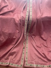 Pair Long Vintage Heavy Satin