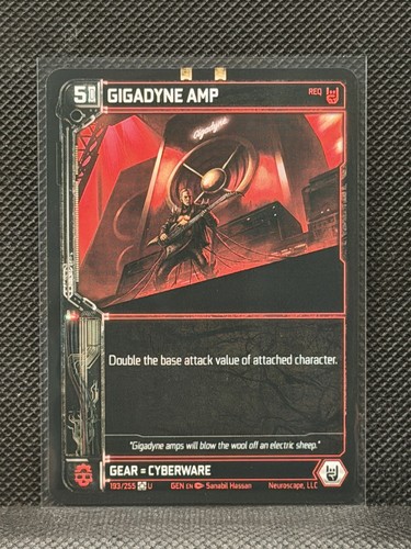 Neuroscape tcg genesis gen - tcg, en
