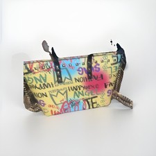 ? New Colourful Graffiti Tote Bag Large Shoulder Handbag Multicolour