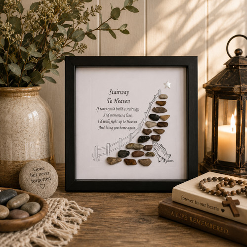 Pebble art picture sympathy - art,