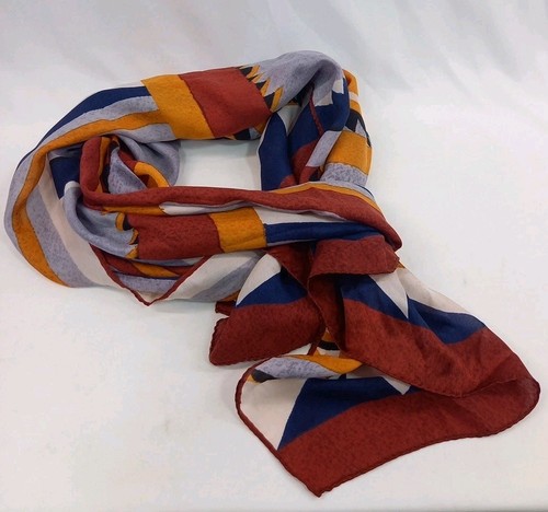 Ladies rectangular silk - rectangular, scarf