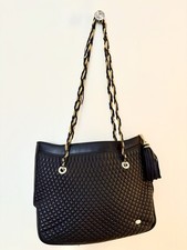 Bally Navy Vintage Quilted